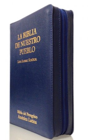 Manual estuche de cuero Índice de uña - LA BIBLIA DE NUESTRO PUEBLO. América Latina