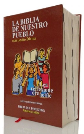 Manual Tapa dura con Lectio Divina -  LA BIBLIA DE NUESTRO PUEBLO. América Latina