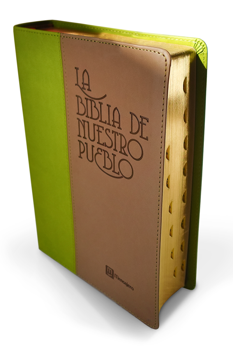 Biblia de Nuestro Pueblo - Grande Piel a dos tonos