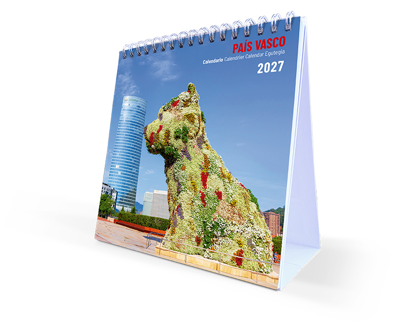 Calendario País Vasco 2027 - Mesa