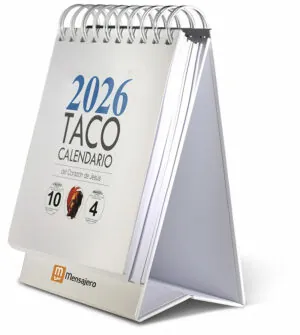 Taco Calendario del Corazón de Jesús - Mesa Sgdo. Corazón - 2026